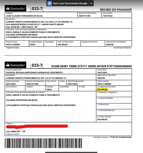 Documento do processo — Acordo judicial